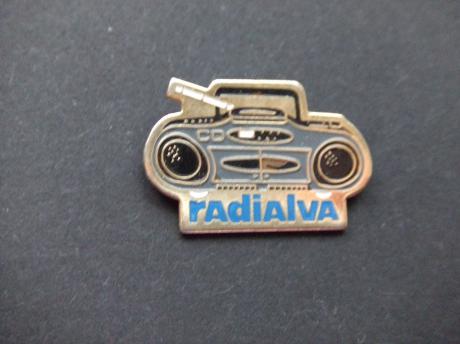 Radialva productie van radio's cassetteradio